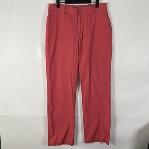 Vineyard Vines Club Pant Chino Pants Mens Size 32x32 (31x32 Actual) Salmon Pink
